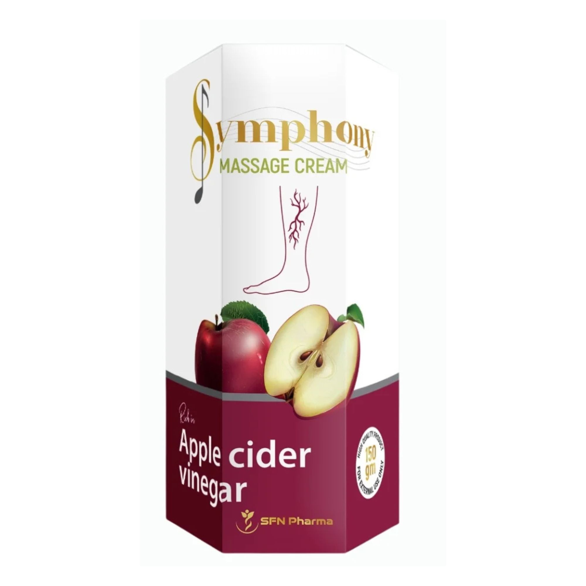 Symphony Massage Cream Apple Cider Vinegar